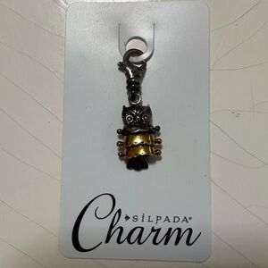 Silpada Two-Tone Owl Charm
